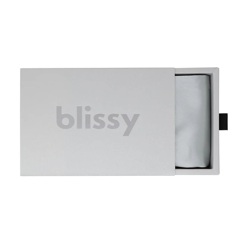 Taie d'oreiller 100% en soie GRIS